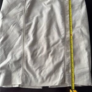 WHBM khaki pencil Skirt